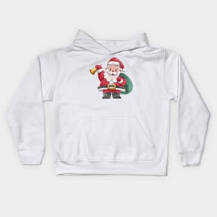 Australian Christmas Santa Kids Hoodie